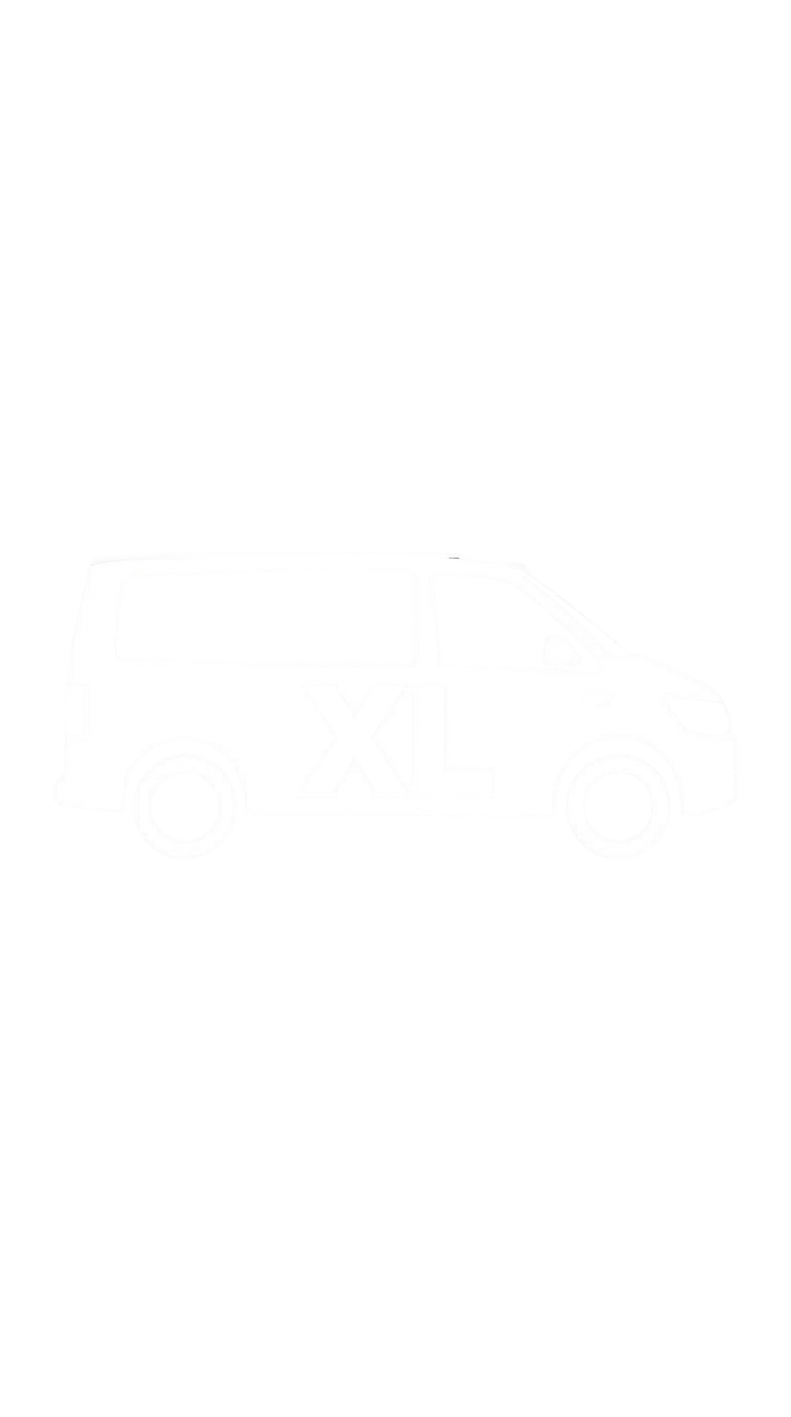 Клас XL — мікроавтобуси (VW Transporter, Ford Transit)